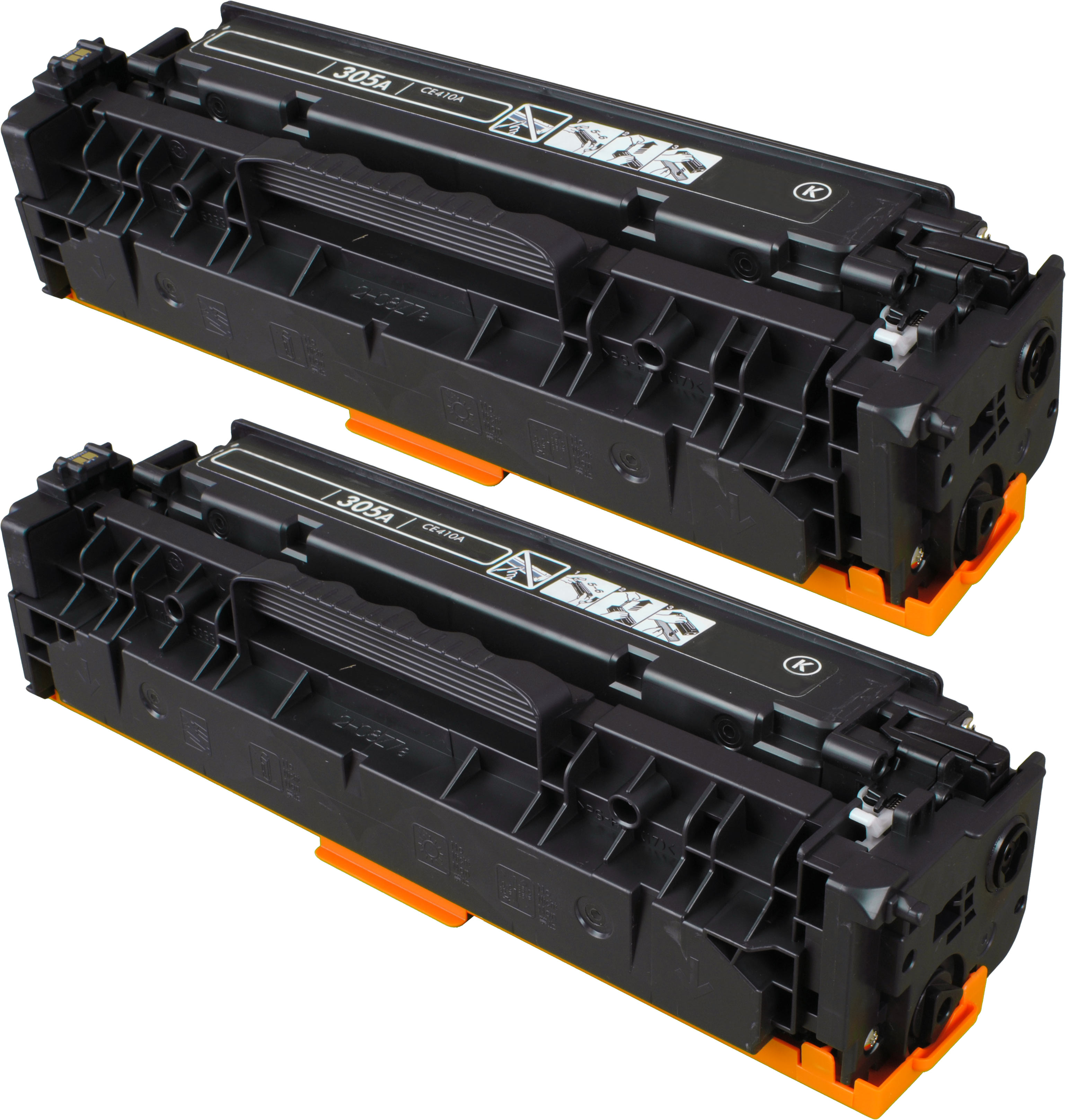 4260311529935 - 2 Toner ersetzt HP CE410XD  305X  schwarz