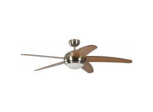 4260316670090 - - Deckenventilator Melton Nickel   Ahorn mit Licht