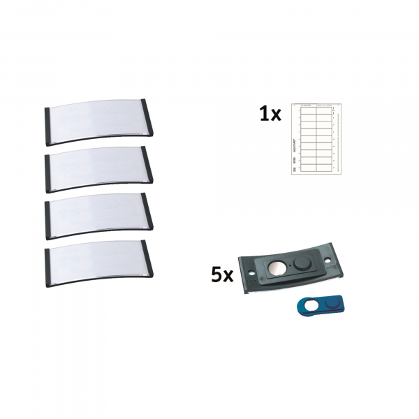 4260320190393 - badgepoint Namensschild polar POL30MA02-5DR 70x30mm an 5St 4260320190393 5 Stück