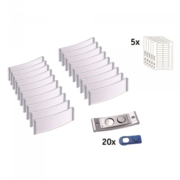 4260320190768 - badgepoint Namensschild polar POL20MA66-20DR 68x22mm est 20St 4260320190768 20 Stück