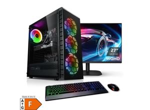 4260320410033 - PC Set Gaming mit 27 Zoll TFT Inferno 12 Intel Core i7-12700F 32GB DDR4 NVIDIA RTX 4070 12 GB 2TB SSD WLAN Windows 11