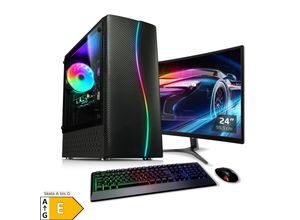 4260320411412 - PC Set Gaming mit 238 Zoll TFT Viper V AMD Ryzen 5 5600G 16GB DDR4 AMD Vega Grafik 1TB SSD WLAN Windows 11