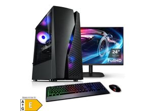 4260320411450 - PC Set Gaming mit 238 Zoll TFT Viper V AMD Ryzen 5 5600G 32GB DDR4 AMD Vega Grafik 1TB SSD WLAN Windows 11