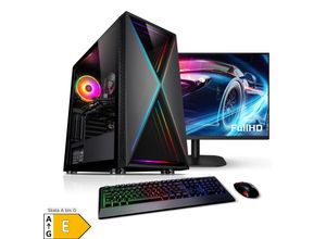 4260320413744 - PC Set Gaming mit 27 Zoll TFT Firestorm 12 Intel Core i5-12600KF 16GB DDR4 NVIDIA RTX 3050 8 GB 1TB SSD WLAN Windows 11