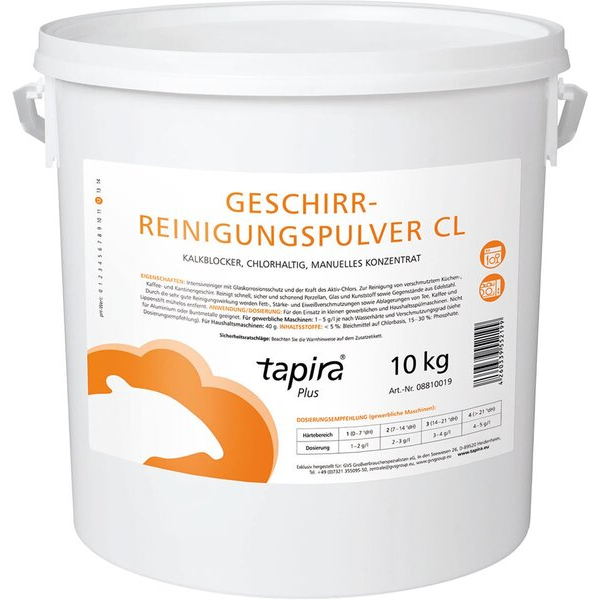 4260339552199 -  Tapira Geschirreinigungspulver plus CL 10 kg 4260339552199 Head