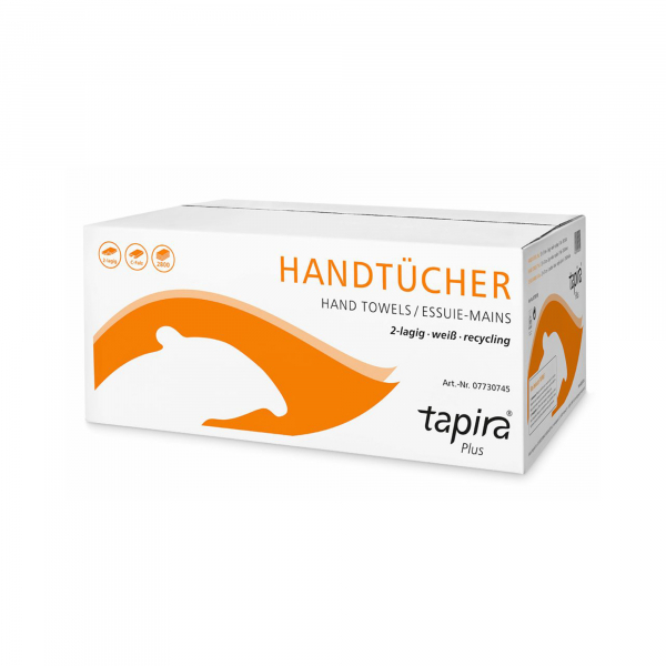 4260339558702 - tapira Papierhandtuch Plus 07730743 2lg V-Falz weiß 3990St 4260339558702 GVS Großverbraucherspezialisten 3990 Stück