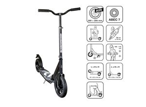 4260341185729 - SIX DEGREES Scooter Six Degrees Aluminium Scooter All Terrain 300 205 in Schwarz