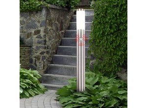 4260348816213 - Etc-shop - Terrassenleuchte Hof Garten led Weglampe Bewegungsmelder Außenleuchte IP44