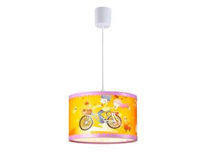 4260348822047 - - 7 Watt led Decken Pendellampe Kinderzimmer Leuchte Hängelampe Spielzimmer Lampe gelb Freunde 22072 01 JS