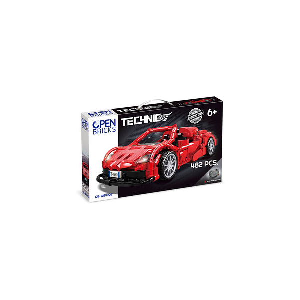 4260350565680 - Technic Car OB-WS0905 Roter Sportwagen Bausatz 4260350565680 OPEN BRICKS 4260350565680 - Technic Car OB-WS0905 Roter Sportwagen Bausatz 4260350565680 OPEN BRICKS
