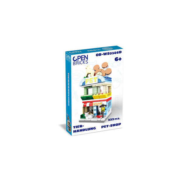 4260350565802 - OB-WS0346D Tierhandlung Bausatz 4260350565802 OPEN BRICKS 4260350565802 - OB-WS0346D Tierhandlung Bausatz 4260350565802 OPEN BRICKS