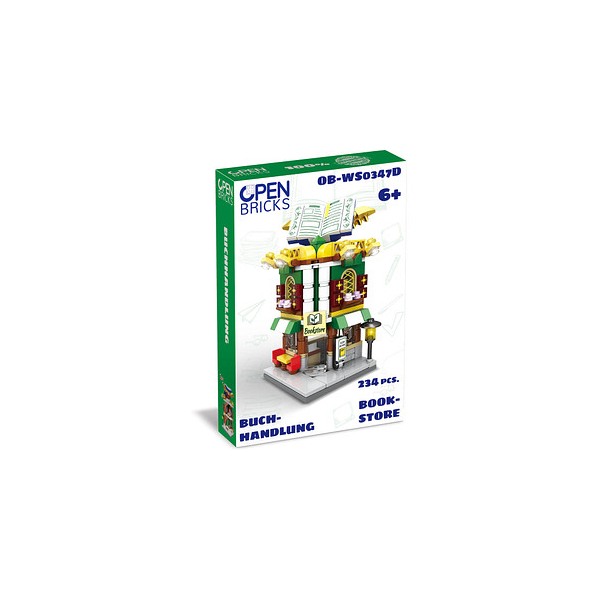 4260350565840 - OB-WS0347D Buchladen Bausatz 4260350565840 OPEN BRICKS