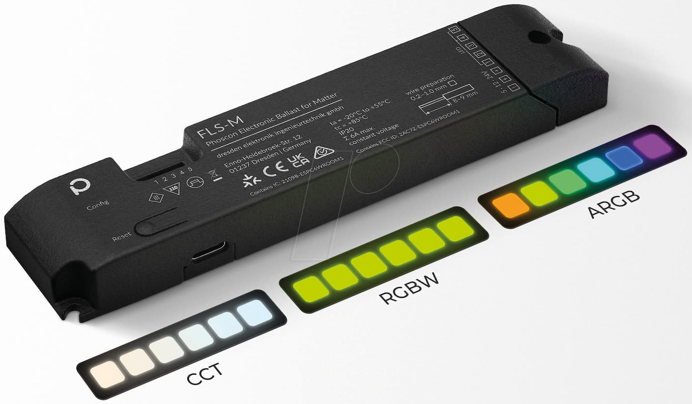 4260350821373 - FLS-M - Matter über WiFi und Zigbee 30 LED-Controller