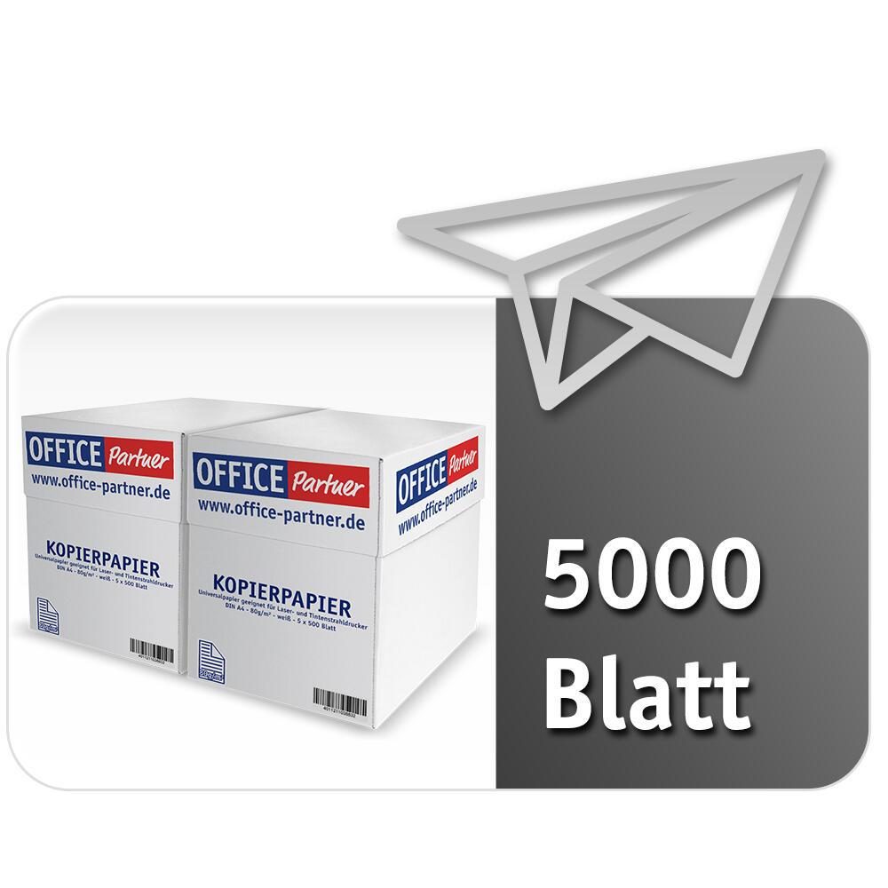 4260357033151 - OFFICE Partner Premium Kopierpapier weiß - DIN A4 80g m² - 5000 Blatt