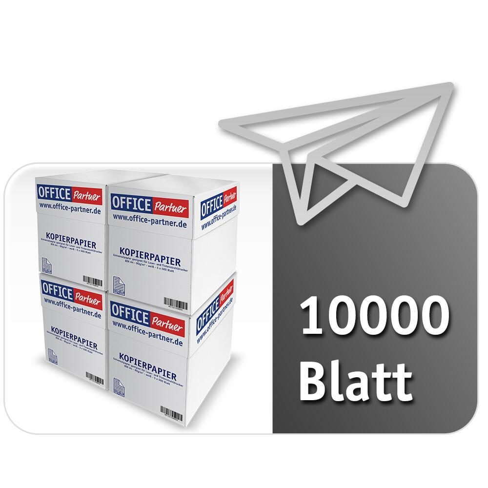 4260357033168 - OFFICE Partner Premium Kopierpapier weiß - DIN A4 80g m² - 10000 Blatt