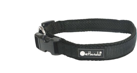 4260358296418 - Hundehalsband Mesh Collar XXS Schwarz 30-35cm