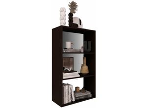 4260360017179 - Aktenregal Delta-3 Regal 3 Fächer Schwarz - Schwarz - Coemo