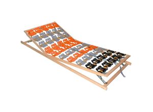 4260360017780 - 7-Zonen Tellerlattenrost CubiFlex 140x200 cm Lattenrost Kopf- und Fußteil verstellbar - natur - Coemo