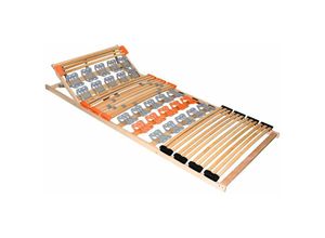 4260360017872 - Teller-Lattenrost Kopfteil verstellbar 100 x 200 cmemo KombiFlex Federleist - natur - Coemo 4260360017872 - Teller-Lattenrost Kopfteil verstellbar 100 x 200 cmemo KombiFlex Federleist - natur - Coemo