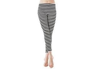 4260362025936 - Leggings Ringel schwarz weiß