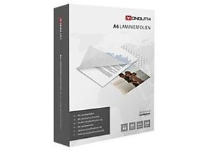 4260368034031 - Laminierfolien din A6 - Glasklar - 80 Mikron (2 x 80) - Transparent - 300 Hüllen - Monolith