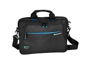 4260368034291 - Laptoptasche 13 Blue Line - Umhängetasche - Multifunktionstasche - Schwarz - Recycelter Kunststoff Body - Monolith