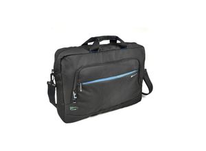 4260368034697 - Laptoptasche 172 Blue Line - Umhängetasche - Multifunktionstasche - Schwarz - Recycelter Kunststoff Body - Monolith