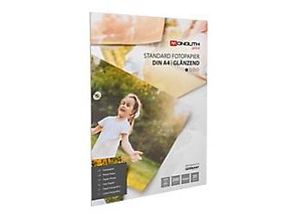 4260368036646 - Fotopapier din A4 - Glänzend - Standart - 200 g m² - Weiss - 20 Blatt - Monolith