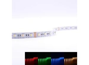 4260385821782 - Strip 24V LED Streifen 5M 12W m 60LED m 12mm Farbwechsel - Lichtfarbe RGB+3000K