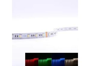 4260385821799 - Strip 24V LED Streifen 5M 12W m 60LED m 12mm Farbwechsel - Lichtfarbe RGB+4000K