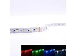 4260385821805 - Strip 24V LED Streifen 5M 12W m 60LED m 12mm Farbwechsel - Lichtfarbe RGB+6000K