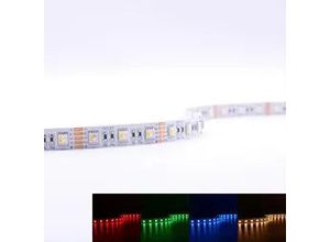 4260385827777 - Strip 12V 5M 144W m 60LED m 12mm IP20 Farbwechsel - Lichtfarbe RGB+3000K - Sch