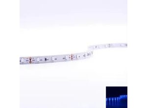 4260385828163 - Strip 12V LED Streifen 5M 48W m 60LED m 8mm - Lichtfarbe Blau - Schutzart IP2