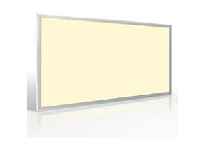 4260385829122 - LED Panel 120x60cm 60W Rahmen silber - Lichtfarbe Warmweiß 3000K