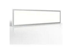 4260385829146 - LED Panel 120x30cm 40W Rahmen silber - Lichtfarbe Neutralweiß 4000K