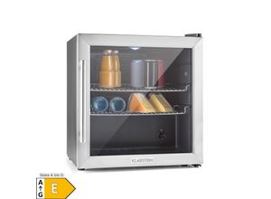 4260395864816 - - Beersafe L Kühlschrank 47 Liter 2 Böden Panoramaglastür Edelstahl - edelstahlfarben