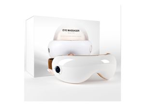 4260397848739 - Aspria Augenmassagegerät mit Wärme Vibration Kompression LED-Anzeige 5 Modi Musik wiederaufladbar Eye Massager Augenbrille für überanstrengte Augen Geschenk für Frauen Männer Freunde Familie