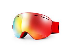 4260405985432 - Ski- Snowboardbrille mit Rahmen rot verspiegelt XTRM-SUMMIT