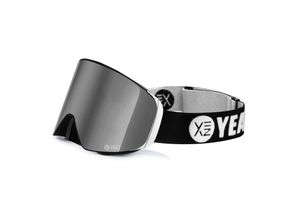 4260405987160 - Magnet-Ski-Snowboardbrille silber verspiegelt silber APEX