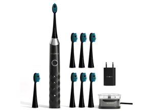 4260405987405 - Shine Bright Sonic Toothbrush Set Black Silver Elektrische Zahnbürste