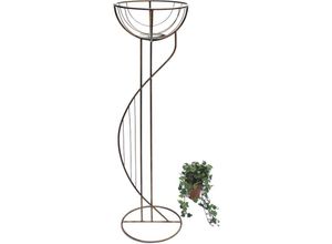 4260407931437 - Blumensäule Metall 115 cm Blumenständer 10-0382 Pflanzenständer Blumenkorb Blumenregal Blumenhocker - Dandibo