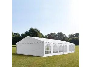 4260409146242 - PRO 8x12m Partyzelt PVC-Plane weiß mit Bodenrahmen - (7314)