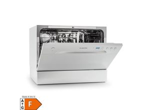 4260414891953 - Amazonia 6 Geschirrspüler 1380W 6 Maßgedecke Tasten-Armatur Silber