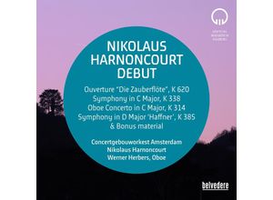 4260415080714 - Nikolaus Harnoncourt Debut - Harnoncourt Concertgebouw Orchestra Amsterdam (CD)