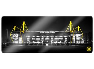 4260421043420 - Glasbild WALL-ART BVB Signal Iduna Park Bilder Gr B H 100 cm x 40 cm gelb (schwarz gelb) Bundesliga-Fanshop Bilder 10040 cm