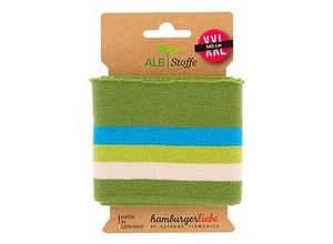 4260422632661 - Albstoffe Bio-Strickbündchen Cuff Me College grün-color 14 m