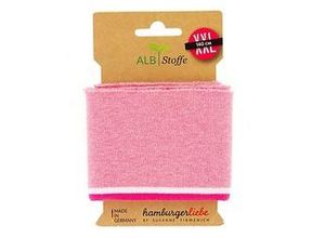 4260422639752 - Albstoffe Bio-Strickbündchen Cuff Me College rosa-color 14 m