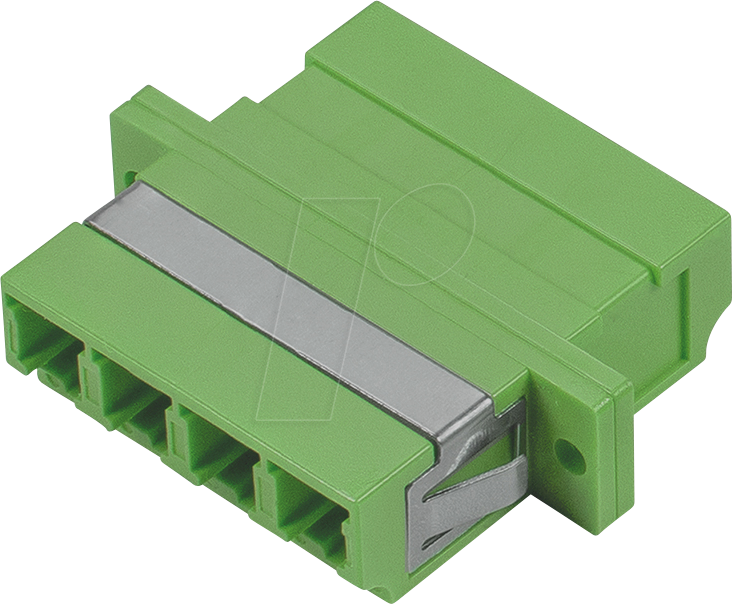 4260424511049 - TTL 62055Q-K-LG - LWL Adapter LC Quad   LC Quad OM5 limettengrün