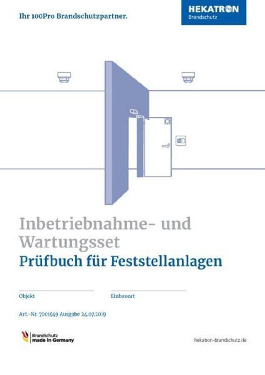 4260432551884 - Hekatron Prüfbuch IW-Set RS 7001949 Inbetriebnahme und Wartung von Festst