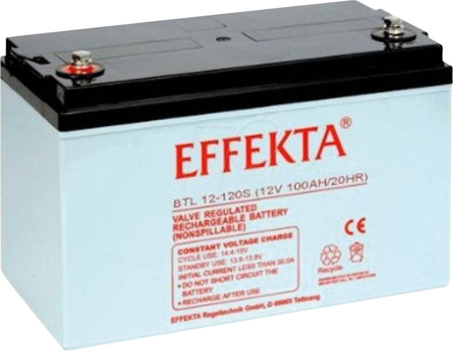 4260433626383 - EFKTA BTL12-120S - Blei-Vlies-Akku AGM 12V 120 Ah